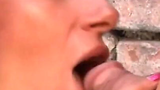 Beautiful big boobs girlfriend pussy licking pussy fucking in the garden...cum in mouth