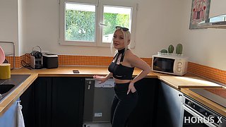 Busty Blonde Joy Fucks the Repairman