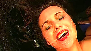 Ggg - Slutty Babes Blindfold Suck and Fuck Cum Guzzling Orgy