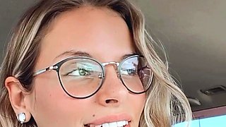 Busty Czech amateur fucks outdoor in public