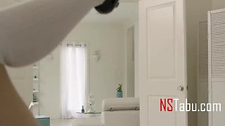 Sexy Blonde Teen Britt Blair Fucks Hard in Uniform - Rough Pussy Action