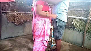 Indian Saree Aunty Very Hot Fuck in Young Boy