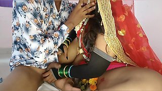 Shayadi's First Night Hindi Video New Bride Sarika's First Night