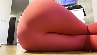 Big Ass Blonde Farting in Leggings