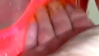 My boyfriend slams my pussy full with my piss