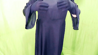 Dirty audio of Indian burqa-clad couple having sex with housewife