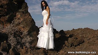 Hotkinkyjo Anal Fisting & Prolapse Bride at Rocks