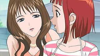Hentai red-haired teen fucked hard by a dark ugly bus driver