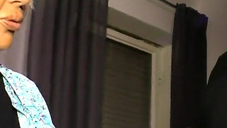 Sexy old mature gets fucked hard in her big round ass