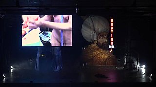 Jeanne Balibar naked in Bajazet 2019
