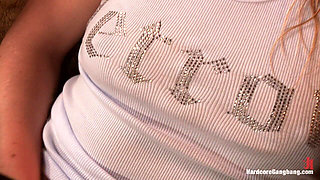 Cutie Lives Out Her Fantasy of Being DP'ed by Her Dad's Security Men