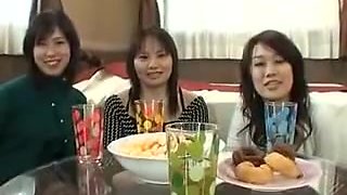 A Group Of Asian Chicks Give Head And Jerk Off One Lucky Du