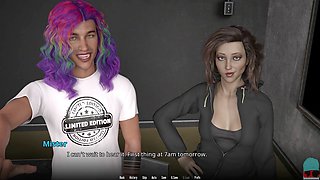 Busty toon girl in POV fun