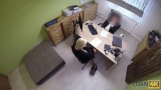 LOAN4K. Coitus-hungry agent is ready to help miss if she..