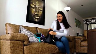 Cute Latina Teen Fucked Rough on Casting