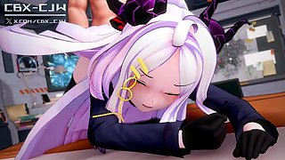 Hentai chick enjoys anal sex at the gym