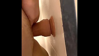Riding My Dildo in the Bathtub Like a Dirty Girl