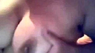 BBW adult webcammer reveals her breasts