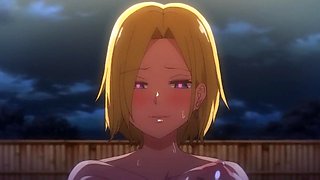 Public bathing sex with three horny bitches: Big Tits, Big Ass  Blowjob Porn