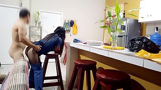 Controversial Viral Video! Nurse Fucks with Lover and Her Husband Almost Finds Her at Home When He Gets Home From Work