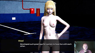 Two Girls Fuck with Strapon in the Parking Lot