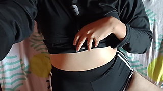 Young Indian Girl Touches Pussy In Public