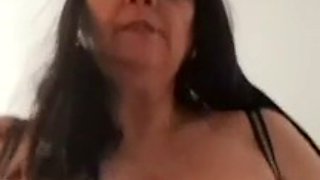 Slutty stepmom talks dirty to stepson for hard fuck