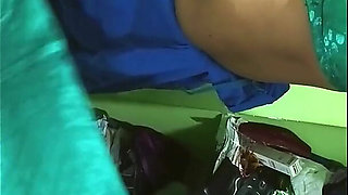 Sexy Supriya Bhabhi Hot Blowjob Behind the Scene While Makeup and Wearing Saree Before Sex