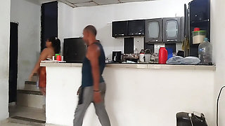 My husband's brother comes home and I'm so horny that I convince him to have sex and feel his big cock in my tight pussy