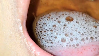 Pissing and spitting in my bitch's mouth