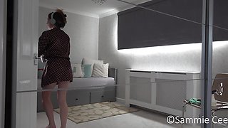 Peeping on Step-mom Doing Housework