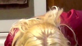BBW MILF Sucks Your Cock in the Kitchen