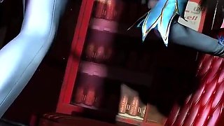 Beauty Chick with Big Boobs - 3D Animation Hentai