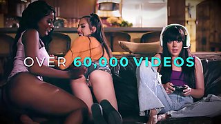 GIRLSWAY - Gorgeous Gizelle Blancos Oily Hands Trigger Stressed Babe Alison Reys Lesbian Lust