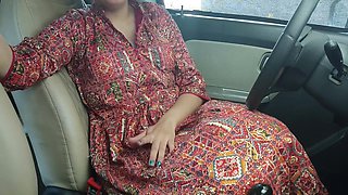 First Time She Rides My Dick In Car Public Sex Indian Desi Girl Saara Fucked Very Hard In Car