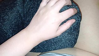 Quick Sex on the Bed of Two Girlfriends