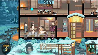 Yukiya Hot Spring the Waters of Fertility Hentai Game Ep.3 Onsen Cuckold Orgy!