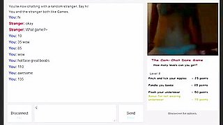Omegle amateur chicks flashing on video