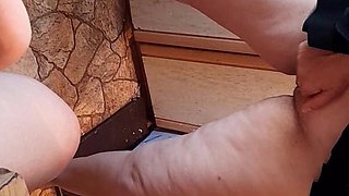 Three Dorm Mates Jerk off Their Pussies in the Shared Kitchen