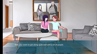 dabby and anon make hot romantic seen in summertime saga part 4