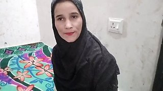 Desi Muslim Girl Takes Off Burkha for Hot Bathroom Fuck with Stepbrother