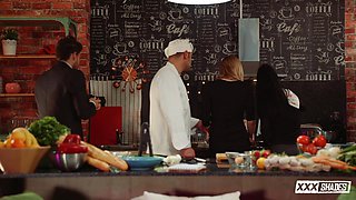 Apolonia Lapiedra's Wild Kitchen Party Fuels Intense Passion