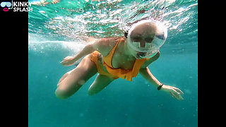 Snorkel Slut in Paradise - Underwater Flash & Naughty Tease