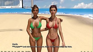 Where The Heart Is Lesbian Kiss On The Beach Ep 99