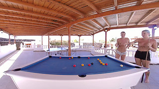 Marie & Chloe - Topless Pool
