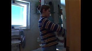 Incredible Italian Slut Overwhelmed by Hardcore Gangbang & Bukkake