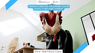 Tonight, you Become a Sissy Whore For Me and my Girlfriends. Instructions POV Mistress Julia