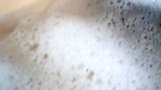 Mature wife bath time, orgasm, fingering