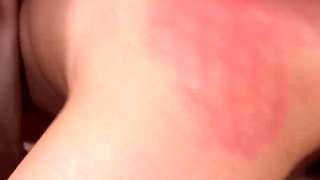 Dirty blonde teen takes two cocks in her narrow asshole