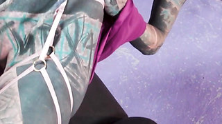 Tattoo Model Livestream with Anal Masturbation